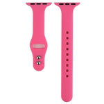 Thin Silicone Double Buckle Replacement Wrist Strap, For Apple Watch 5 & 4 44mm / 3 & 2 & 1 42mm