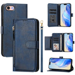 Multi-Card Slots Zipper Wallet Leather Phone Case, For iPhone 14 Pro Max, For iPhone SE 2022 / 2020 / 8 / 7, For iPhone 13 Pro Max, For iPhone 13 Pro, For iPhone 13 mini, For iPhone 12 / 12 Pro, For iPhone 12 Pro Max, For iPhone 12 mini