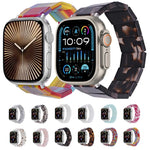 Stretch Rope Square Resin Watch Band, For Apple Watch 46mm / 49mm / 45mm / 44mm, For Apple Watch 42mm / 41mm / 40mm / 38mm