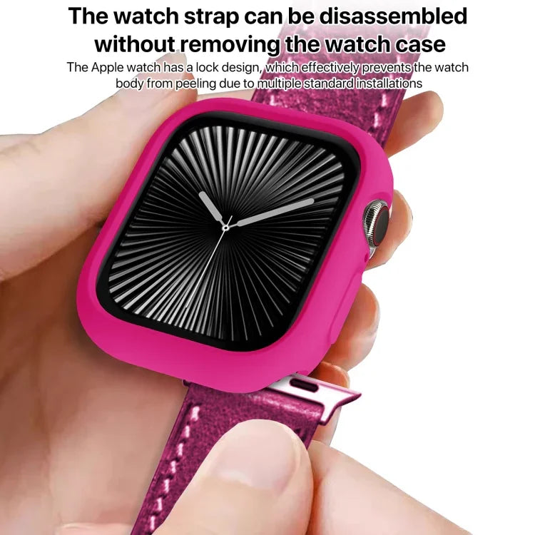 Candy TPU Half Coverage Watch Case, For Apple Watch Series 11 / 10 46mm, For Apple Watch Series 11 / 10 42mm