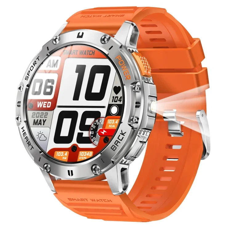 K65 1.43 inch Bluetooth Call Smart Watch, Support Heart Rate / Blood Oxygen