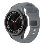 Wave Texture Reverse Buckle Silicone Watch Band, For Samsung Galaxy Watch 7 / 6 / 5 / 4