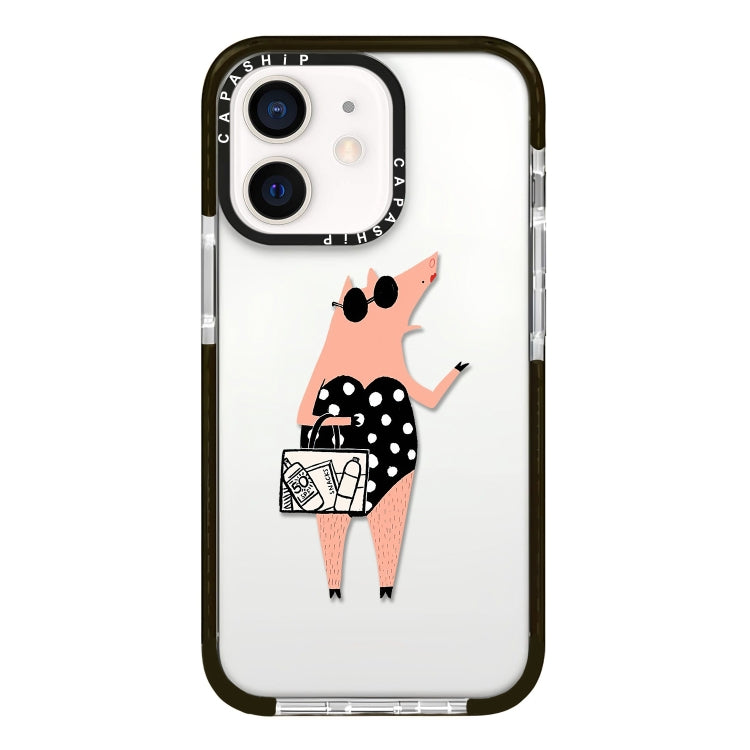 Simple Illustration Pattern Full Coverage Phone Case, For iPhone 12