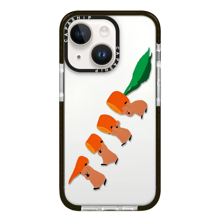 Simple Illustration Pattern Full Coverage Phone Case, For iPhone 13