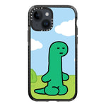 Simple Illustration Pattern Full Coverage Phone Case, For iPhone 14 Plus