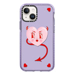 Simple Illustration Pattern Full Coverage Phone Case, For iPhone 15 Plus