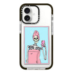 Simple Illustration Pattern Full Coverage Phone Case, For iPhone 16