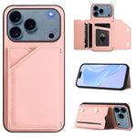 Skin Feel Four Card Slots Phone Case with Wrist Strap, For iPhone 17 Pro Max, For iPhone 17 Pro, For iPhone 17, For iPhone Air, For iPhone 16 Pro Max, For iPhone 16 Pro, For iPhone 16 Plus, For iPhone 16