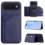 Skin Feel Four Card Slots Phone Case with Wrist Strap, For iPhone 17 Pro Max, For iPhone 17 Pro, For iPhone 17, For iPhone Air, For iPhone 16 Pro Max, For iPhone 16 Pro, For iPhone 16 Plus, For iPhone 16