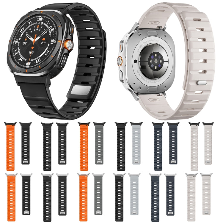 Magnetic Silicone Watch Band, For Samsung Galaxy Watch Ultra 47mm / Ultra 2025