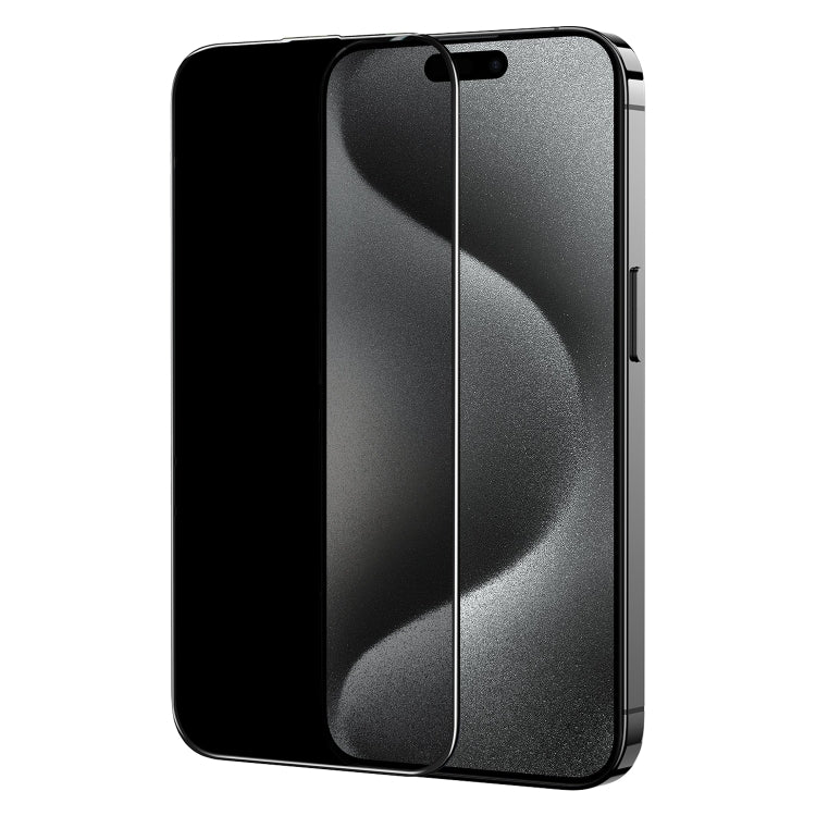 JOYROOM Knight Series 2.5D Full Screen Privacy Tempered Film, For iPhone 17 Pro Max, For iPhone 17 Pro, For iPhone 17, For iPhone Air, For iPhone 15 Pro Max, For iPhone 15 Pro, For iPhone 15 Plus, For iPhone 15