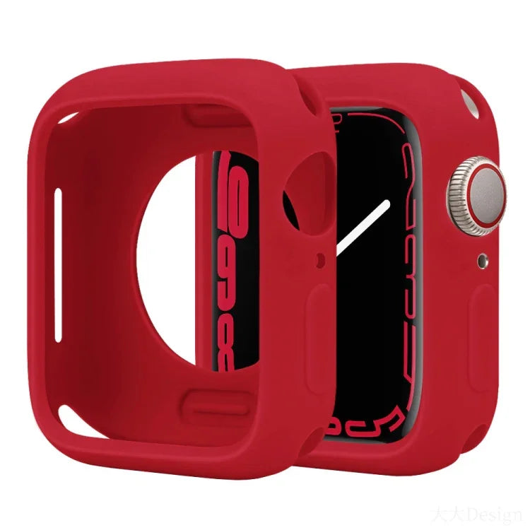 Candy Silicone Half Coverage Watch Case, For Apple Watch Series 41mm