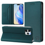 RC01 Dual-Folded Magnetic Suction RFID Leather Phone Case, For iPhone 11 Pro Max, For iPhone 11, For iPhone 11 Pro, For iPhone X / XS, For iPhone XR, For iPhone XS Max
