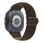 Wave Pattern Nylon Braided Watch Band, For Samsung Galaxy Watch Ultra 47mm / Ultra 2025