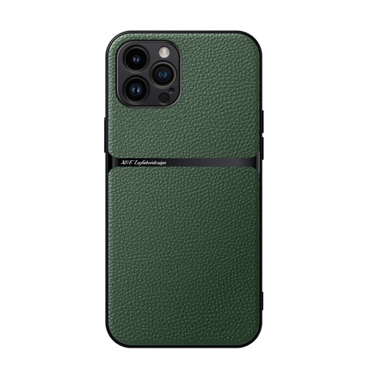 Litchi Leather Magnetic Full Coverage Shockproof Phone Case, For iPhone 14 Pro Max, For iPhone 13 Pro Max, For iPhone 13 Pro, For iPhone 13, For iPhone 12, For iPhone 12 Pro Max, For iPhone 12 Pro, For iPhone 11 Pro Max