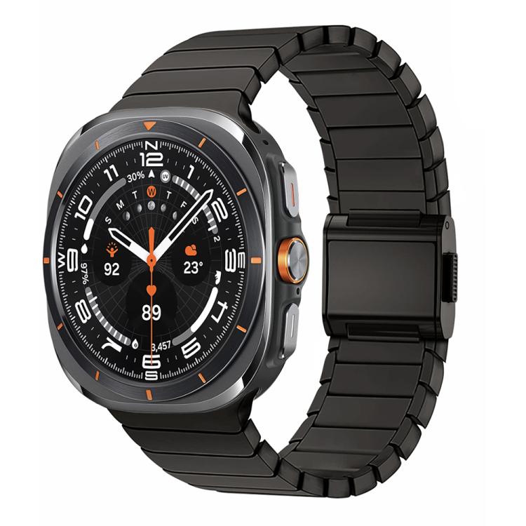 Bamboo Norman Buckle Stainless Steel Watch Band, For Samsung Galaxy Watch Ultra 47mm / Ultra 2025