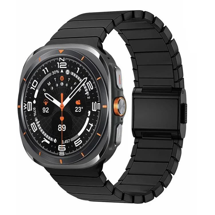 Bamboo Norman Buckle Titanium Alloy Watch Band, For Samsung Galaxy Watch Ultra 47mm / Ultra 2025