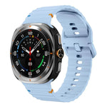Kalebol Wave-stitched Silicone Strap, For Samsung Galaxy Watch Ultra 47mm / Ultra 2025