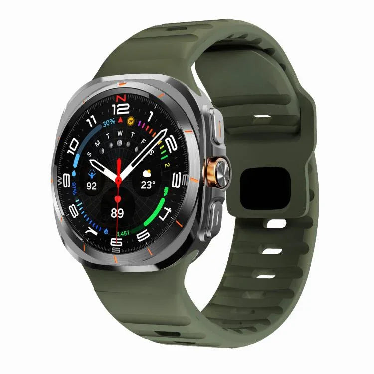 Kalebol Wave Reverse Buckle Silicone Strap, For Samsung Galaxy Watch Ultra 47mm / Ultra 2025