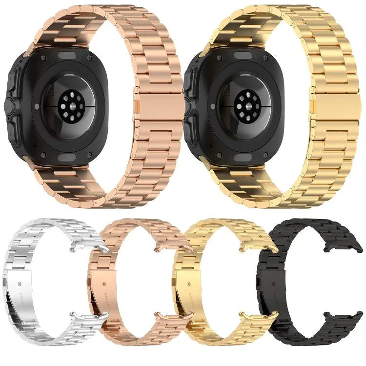 Kalebol Three-bead Steel Watch Band, For Samsung Galaxy Watch Ultra 47mm / Ultra 2025