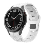 Kalebol Football Pattern Reverse Buckle Silicone Strap, For Samsung Galaxy Watch 4 / 5 / 6