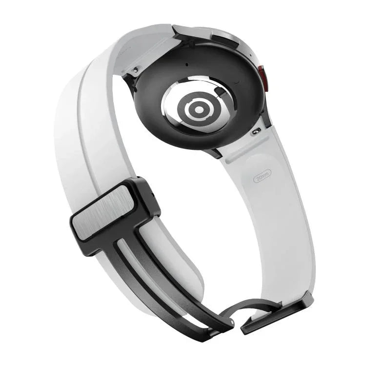 Kalebol Concave Folding Magnetic Buckle Silicone Strap, For Samsung Galaxy Watch7 / 6 / 5