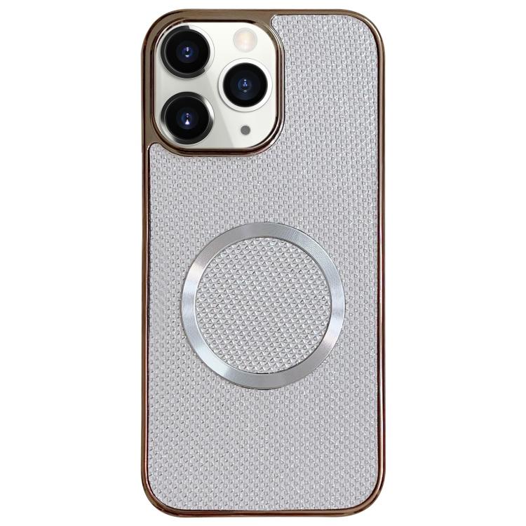 Electroplating PC Glitter Grain MagSafe Phone Case, For iPhone 13, For iPhone 12, For iPhone 12 Pro Max, For iPhone 12 Pro, For iPhone 11 Pro Max, For iPhone 11, For iPhone 11 Pro