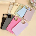 Dopamine Simple Imitation Liquid Silicone Phone Case, For iPhone 17e / 16e, For iPhone 17 Pro Max, For iPhone 17 Pro