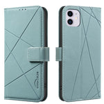 Geometric Pattern RFID Leather Phone Case, For iPhone 6 / 7 / 8 / SE, For iPhone 13 Pro Max, For iPhone 13 Pro, For iPhone 12 / 12 Pro, For iPhone 12 Pro Max, For iPhone 11 Pro Max, For iPhone 11, For iPhone 11 Pro