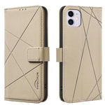 Geometric Pattern RFID Leather Phone Case, For iPhone 6 / 7 / 8 / SE, For iPhone 13 Pro Max, For iPhone 13 Pro, For iPhone 12 / 12 Pro, For iPhone 12 Pro Max, For iPhone 11 Pro Max, For iPhone 11, For iPhone 11 Pro