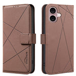 Geometric Pattern RFID Leather Phone Case, For iPhone 18 Pro/17 Pro, For iPhone 18 Pro Max/17 Pro Max, For iPhone 16e / 17e, For iPhone 17, For iPhone Air, For iPhone 16 Pro Max, For iPhone 16 Pro, For iPhone 16 Plus