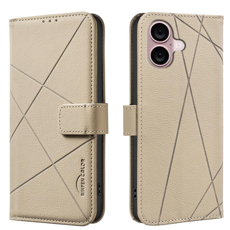 Geometric Pattern RFID Leather Phone Case, For iPhone 18 Pro/17 Pro, For iPhone 18 Pro Max/17 Pro Max, For iPhone 16e / 17e, For iPhone 17, For iPhone Air, For iPhone 16 Pro Max, For iPhone 16 Pro, For iPhone 16 Plus