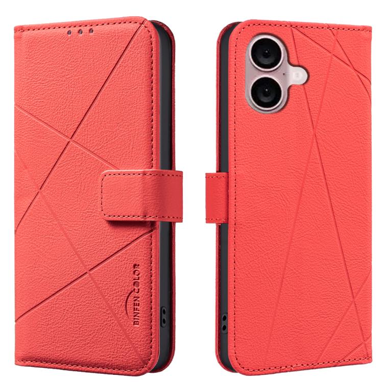 Geometric Pattern RFID Leather Phone Case, For iPhone 18 Pro/17 Pro, For iPhone 18 Pro Max/17 Pro Max, For iPhone 16e / 17e, For iPhone 17, For iPhone Air, For iPhone 16 Pro Max, For iPhone 16 Pro, For iPhone 16 Plus