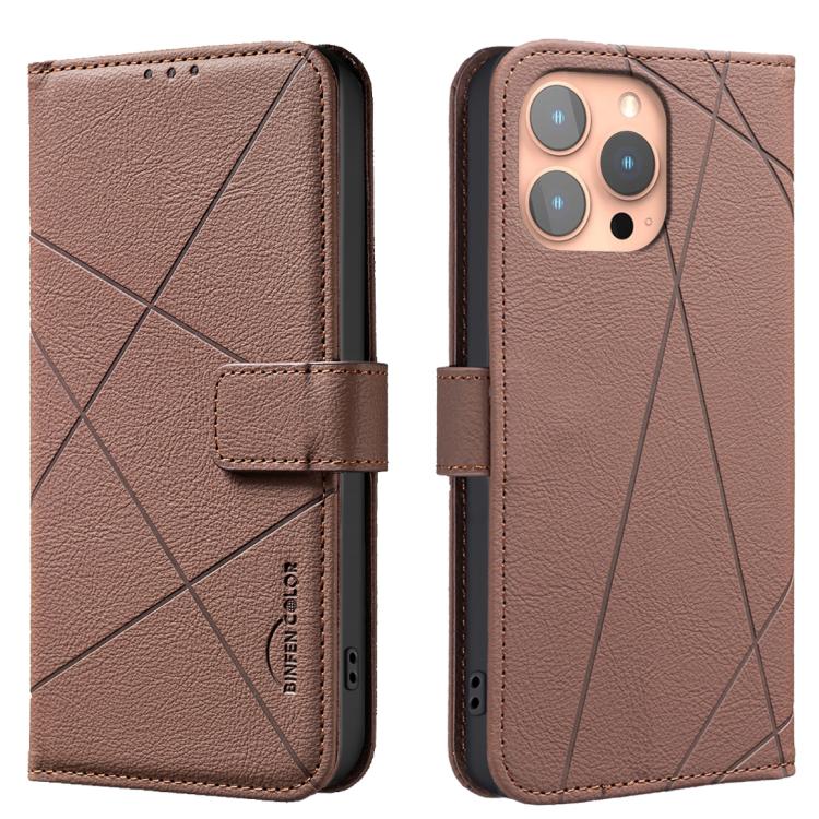 Geometric Pattern RFID Leather Phone Case, For iPhone 18 Pro/17 Pro, For iPhone 18 Pro Max/17 Pro Max, For iPhone 16e / 17e, For iPhone 17, For iPhone Air, For iPhone 16 Pro Max, For iPhone 16 Pro, For iPhone 16 Plus
