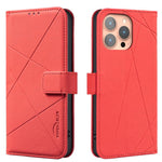 Geometric Pattern RFID Leather Phone Case, For iPhone 18 Pro/17 Pro, For iPhone 18 Pro Max/17 Pro Max, For iPhone 16e / 17e, For iPhone 17, For iPhone Air, For iPhone 16 Pro Max, For iPhone 16 Pro, For iPhone 16 Plus