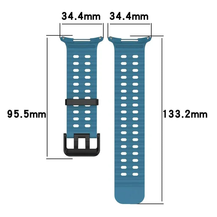 xDfind Ocean Hole Dual Buckle Silicone Watch Band, For Samsung Galaxy Watch Ultra 47mm / Ultra 2025