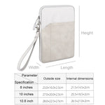 ND00S Felt Sleeve Protective Case Inner Carrying Bag, For 8 inch or Below Tablet, For 10 inch or Below Tablet, For 10.8 inch or Below Tablet