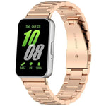xDfind Three Beads Metal Watch Band, For Samsung Galaxy Watch Ultra 47mm, For Samsung Galaxy Watch 7 / FE / 6 / 5 / 4, For Samsung Galaxy Fit3