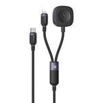 Yesido CA136L 27W USB-C / Type-C to 8 Pin & iWatch 2 in 1 Charging Cable, CA136L