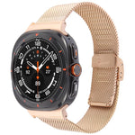 Milanese Integrated Buckle Metal Watch Band, For Samsung Galaxy Watch Ultra 47mm / Ultra 2025