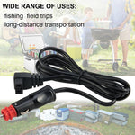 12V Car Refrigerator Compressor Extension Power Cable, 2m
