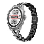 xDfind Small Twist Diamond Metal Watch Band, 20mm For COROS APEX 2 42mm / PACE 2, 20mm For Huawei Watch GT4 / GT3 / GT2, 20mm For Amazfit Bip U / Bip Lite / Bip 3 Pro, 20mm For Amazfit GTS4 Mini/3/2 /2e/2 Mini, 20mm For Xiaomi Haylou RS4 Plus LS11 / LS...