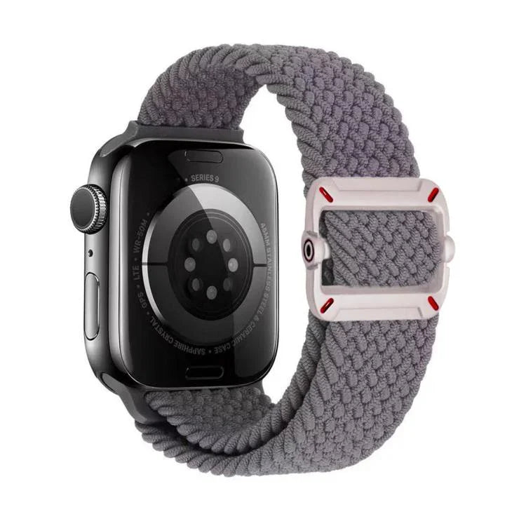 Double Loop Mechanical Buckle Nylon Braid Watch Band, For Apple Watch 42mm / 41mm / 40mm / 38mm
