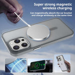 Kalebol Metal Lens Frame MagSafe Frosted PC Phone Case, For iPhone 16 Pro, For iPhone 16 Plus, For iPhone 16, For iPhone 15 Pro Max, For iPhone 15 Pro