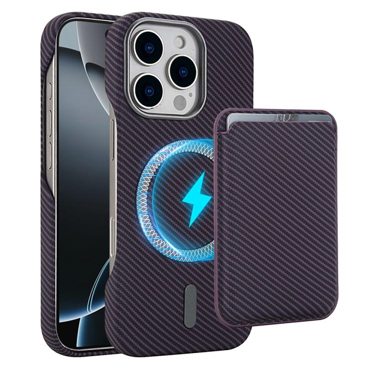 Carbon Fiber MagSafe Magnetic Card Holder Phone Case, For iPhone 17 Pro Max, For iPhone 17 Pro, For iPhone 17, For iPhone Air, For iPhone 16 Pro Max, iPhone 16 Pro, For iPhone 16 Plus, For iPhone 16, For iPhone 15 Pro Max