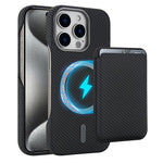Carbon Fiber MagSafe Magnetic Card Holder Phone Case, For iPhone 17 Pro Max, For iPhone 17 Pro, For iPhone 17, For iPhone Air, For iPhone 16 Pro Max, iPhone 16 Pro, For iPhone 16 Plus, For iPhone 16, For iPhone 15 Pro Max