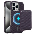 Carbon Fiber MagSafe Magnetic Card Holder Phone Case, For iPhone 17 Pro Max, For iPhone 17 Pro, For iPhone 17, For iPhone Air, For iPhone 16 Pro Max, iPhone 16 Pro, For iPhone 16 Plus, For iPhone 16, For iPhone 15 Pro Max