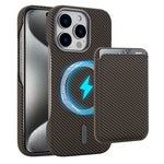 Carbon Fiber MagSafe Magnetic Card Holder Phone Case, For iPhone 17 Pro Max, For iPhone 17 Pro, For iPhone 17, For iPhone Air, For iPhone 16 Pro Max, iPhone 16 Pro, For iPhone 16 Plus, For iPhone 16, For iPhone 15 Pro Max