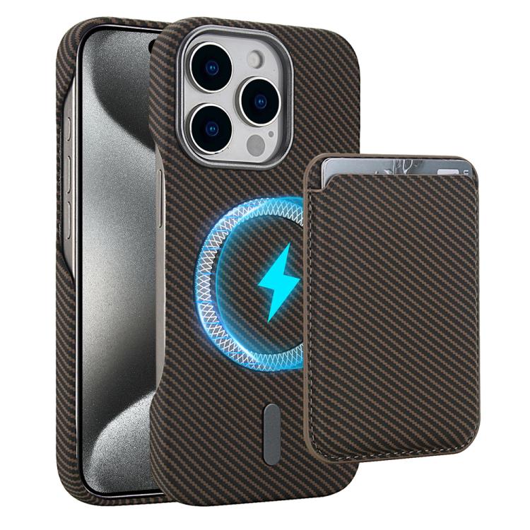 Carbon Fiber MagSafe Magnetic Card Holder Phone Case, For iPhone 17 Pro Max, For iPhone 17 Pro, For iPhone 17, For iPhone Air, For iPhone 16 Pro Max, iPhone 16 Pro, For iPhone 16 Plus, For iPhone 16, For iPhone 15 Pro Max