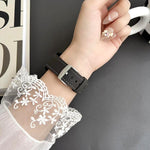 xDfind Flat Head Black Shark Fine Grain Leather Watch Band, 20mm For Ticwatch GTH / E3 / E / 2, 22mm For Ticwatch Pro X / Pro3 / Pro / GTX / E2